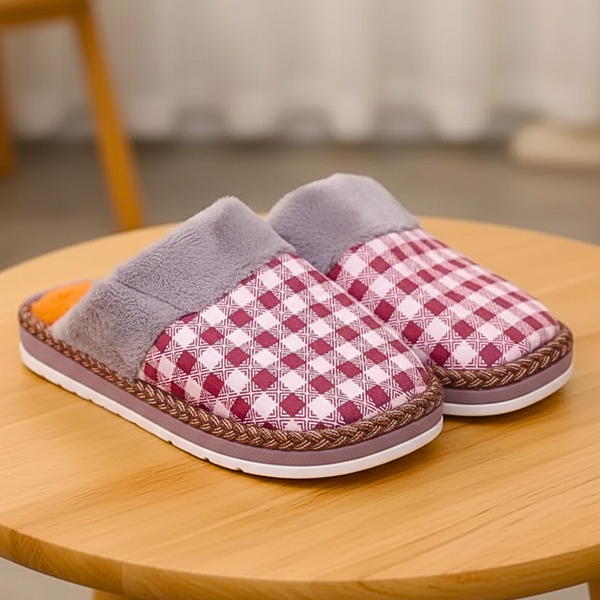 AM2430 Soft Fuzzy Comfort Slippers  Men & Women - Size- 40, 41 (Multicolour)