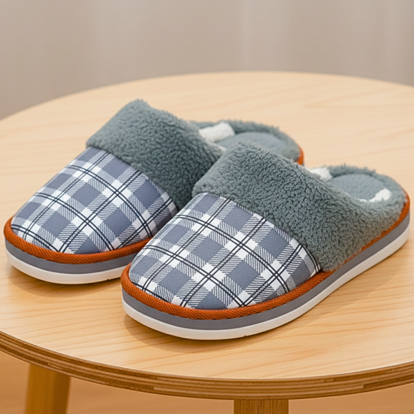 AM2432 Soft winter Slippers Men & Women - Size-42, 43 (Multicolour)
