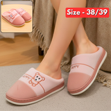 AM2431 Cute Bear Design Warm Slippers Men & Women Size-38, 39 Multicolour