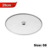 AM7336 Elephant Stainless Steel Net Cover / Jali for Food (20 cm, Size 8)