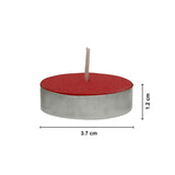 AM0153 Tealight Candles MultiColor (Pack of 50, 6 GM)