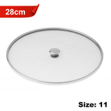 AM7339 Elephant Stainless Steel Net Cover / Jali for Food (28 cm, Size 11)