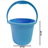 3928 Plastic Unbreakable Strong Bathroom Bucket - Small