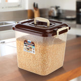 AM5712 JOYO Kitchen King Container 12.5 Ltr (Pack of 1) Small Rectangular Plastic Container Multipurpose Stackable Storage Box with Lid & Handle