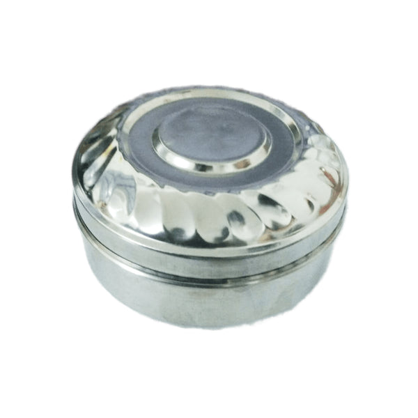 3345 Stainless Steel Round Shape Tiffin Box - Small