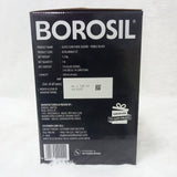 AM6189 Borosil Kube Black Glass Lunch Box, Square x 3 (Tall), Set of 3, 320ml