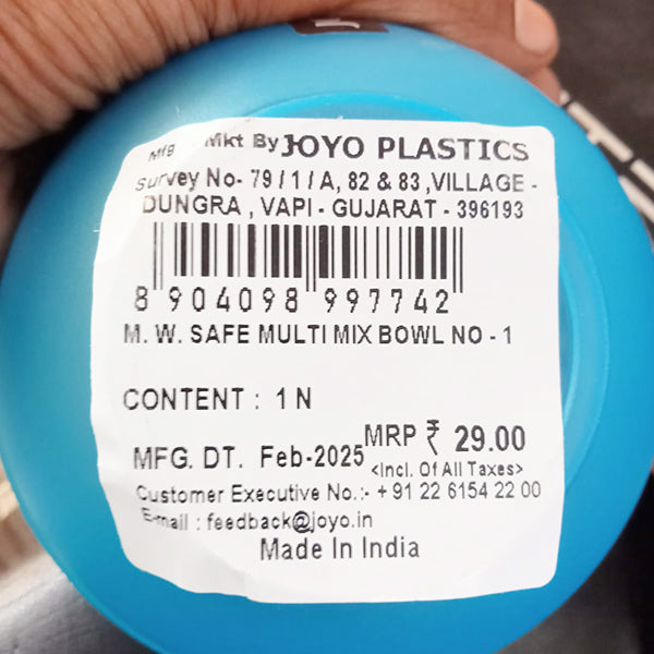 AM5134 JOYO Plastic Multi Mix Bowl - No.01
