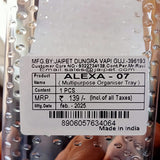 AM5144 Jaipet Alexa-07 Multipurpose Drawer Organiser (transparent) - Set Of 1