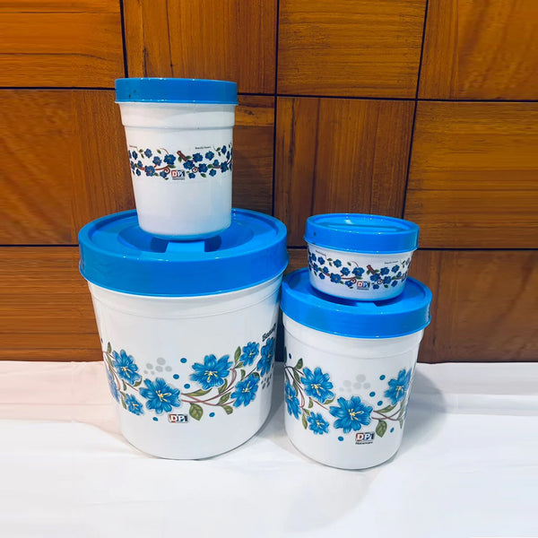 AM0966 Plastic Food Storage Containers Set  200/500/1500/3500 Gm