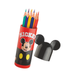 AM3276 Joyful Toppers Mickey & Minnie Compass Box Color Availablity As Per Stock Plastic Compass Box 1 Pencil, 1 Eeaser, 1 Ruler Set Of 4 Piece