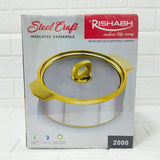 Di0181 Rishabh Steel Craft Insulated Casserole - 2000ml