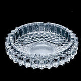 AM5360 Round Crystal Glass Smoking Ashtray- 170mm