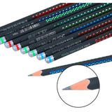 AM5507 Doms Graphite Fusion X-TRA Super Dark Pencils-10 pencils