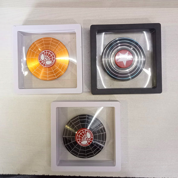 AM5866 Multi-design Marvel Shield Metal Spinner (Pack of 1)