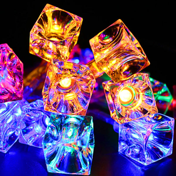 Di0076 14 Ice Cube Multicolor LED String Lights