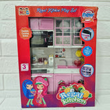 AM6024 My Home Kitchen Set, Realistic Cooking Action Toy for Kids Big Cooking Set