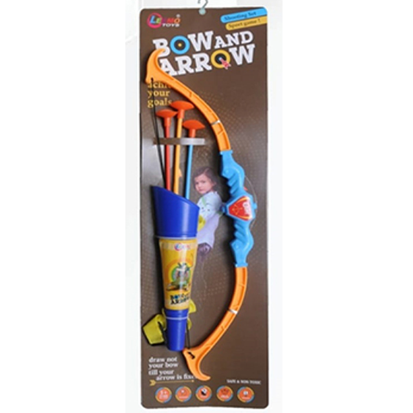 AM6441 Bow and Arrow with 3 Arrows and A Arrow Holder