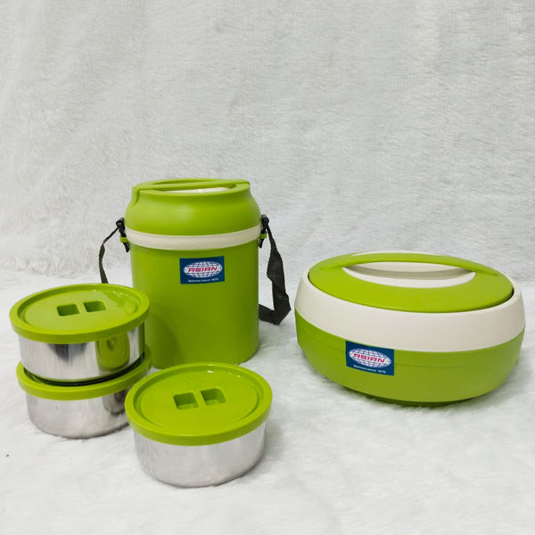 AM6181 Asian Meal Master Combo Set - Casserole +  Insulated Tiffin