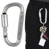 Aluminum Spring Snap Hook Carabiner Keyring Keychain Hook