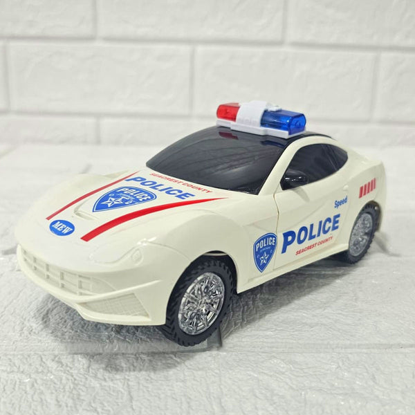 AM6043 360' Rotating Police Dancing Car with 3D Flashing Led Light
