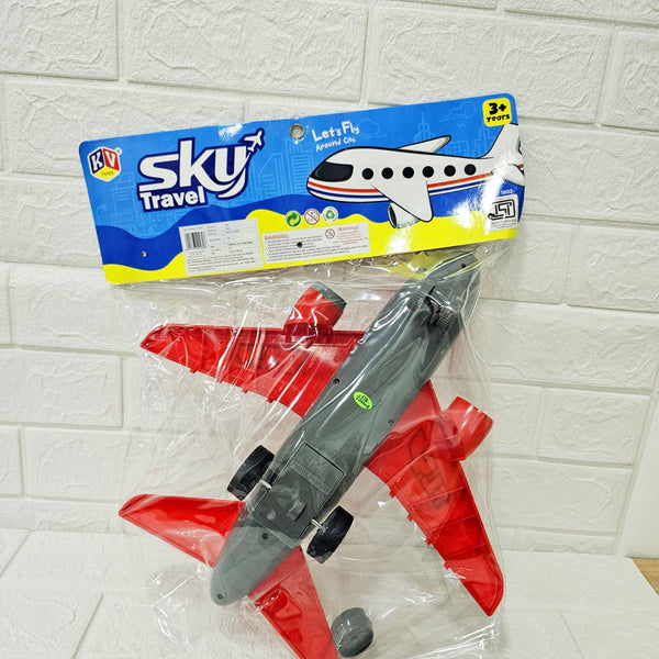 AM6116 Sky Travel Friction-Powered Airplane Toy for Kids