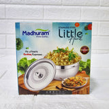 AM6006 Madhuram Stainless Steel Little Handi with Lid – Premium Quality Cookware