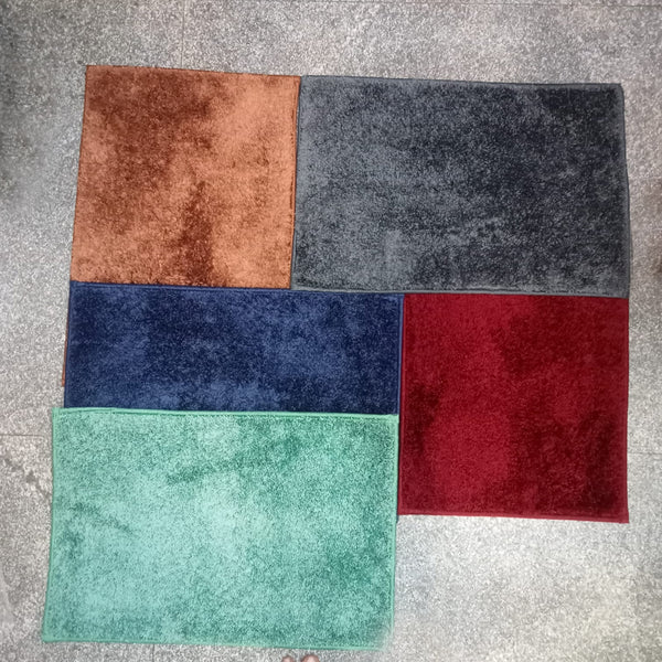 AM5853 Soft Microfiber Door & Bath Mat (HV 16x24 Inch) Multicolour