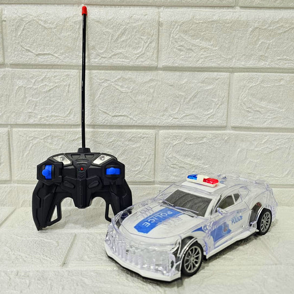 AM6032 Remote-Control Police Car Toy with LED Lights