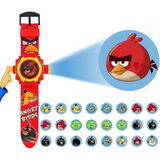 AM0306 Digital Angry Bird Unique 24 Images Projector Digital Super Hero Toy Watch for Kids