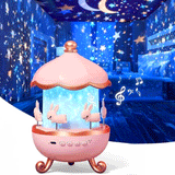 AM5918 Star Light Projector, Film, Colours Changing, Rabbits Night Light Projector for Kids