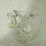 Di0065 12 Diyas Window LED Lights with Flashing Modes Decoration 6x6 (Warm)