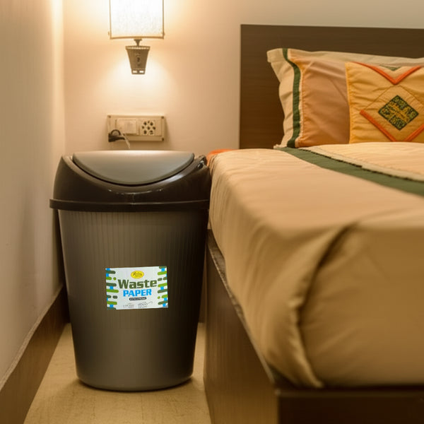 AM5856 Royal Plastic Garbage Waste Swing Dustbin (Pack of 1)