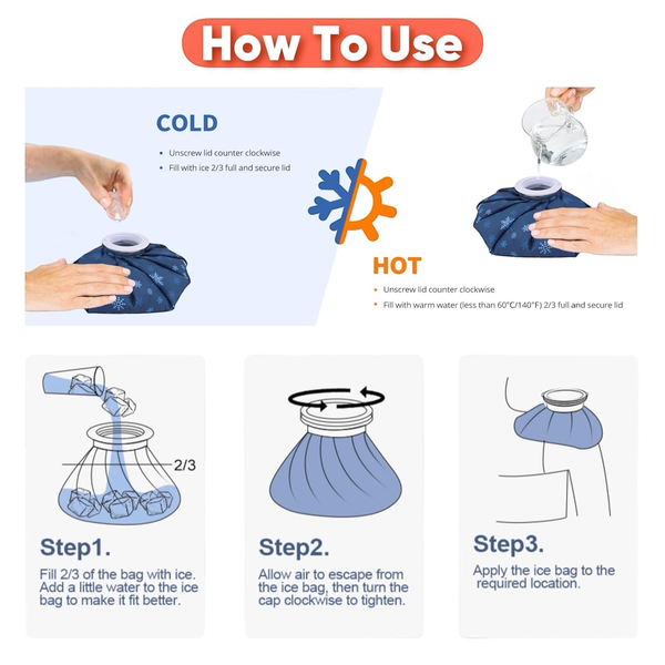 Ice Bag for Pain Relief Cold and Hot