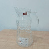 AM5975 Crystal Clear Glass Water Jug with Lid - 1.7 Ltr