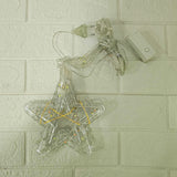 Di0067 10 Fairy Stars LED Lights with Flashing Modes - 5x5 (Multicolour)