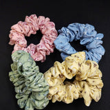 AM5871 Printed Jumbo Scrunchie Hair Accesories for Women - Multidesign