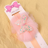 AM5874 Sequin Butterfly Headband for Girls - Multicolor