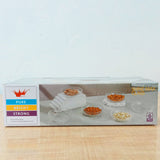 AM5977 Shine max Glass Plate (Multidesign) Set of 6pc -340ml