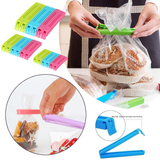 Food Bag Sealing Clips (18 Pcs, Multicolour)