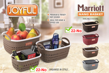 3087 Joyful Marriott Nano Basket - 22no - 1 pcs