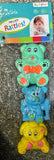 AM0307 Bears Melody Rattle Attractive Colorful Rattles for Baby Rattle (Three Baby Bears Rattle )