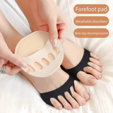 AM5480 Finger foot Pads-Cushions Shoes Half Insoles Five-Finger Toe Pad- Pack of 1 pair