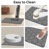 AM5484 Stone Bath Mat- Multidesign, Quick Dry & Non-Slip Diatomaceous Earth Bath Mat for Bathroom and Kitchen