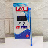 AM5224 FAB 20 Plus Ball Pen  (Pack of 20, Ink Color - Blue)