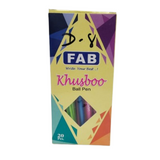 AM5223 FAB Khushboo Ball Pen (Pack of 20, Ink Color - Blue)
