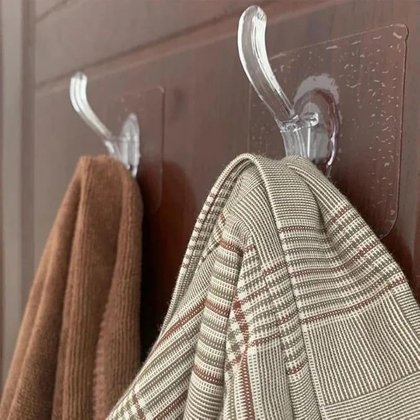 AM5492 Self Adhesive Sticker Hook-Pack of 1 pc - Home Kitchen Office Bathroom Bedroom Door Organizers Accessories Items