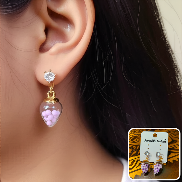 AM5872 Multidesign Lightweight Drop Earrings - Pack of 1 pair