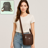 AM6151 Classic Brown Shoulder Bag – Compact & Stylish Everyday Carry