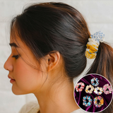 AM6057 Multi-Design Chiffon Hair Scrunchie