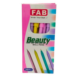 AM5225 FAB Beauty Ball Pens  (Pack of 20, Ink Color - Blue)